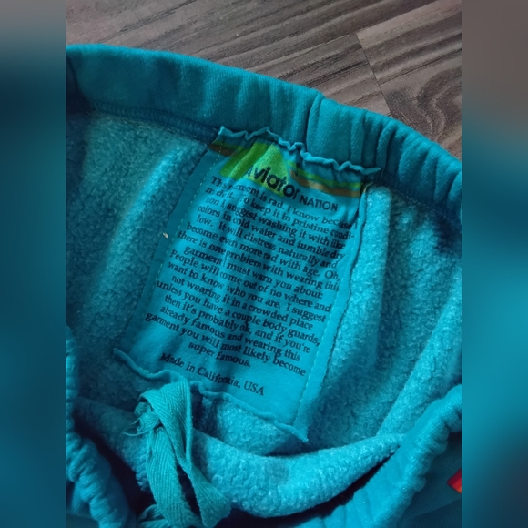 Aviator Nation Womens Stripe Rainbow Sweatpants/joggers - Picture 4 of 6